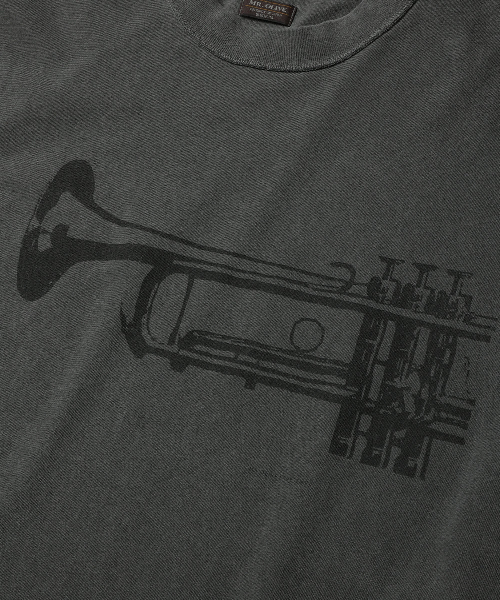 USED 17/1 EMERALD COTTON / TRUMPET S/S T-SHIRT