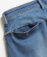 SUPER STRETCH DENIM / USED WASH SLIM PANTS