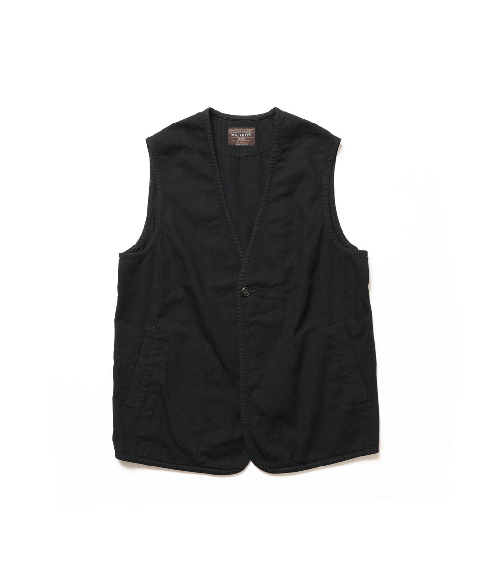 【予約商品】RINSE WASH 6oz SUPER LIGHT DENIM / ONE BUTTON VEST / M261111