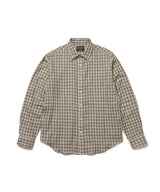 【予約商品】DOUBLE GAUZE MADRAS CHECK / REGULAR COLLAR SHIRT / M261114