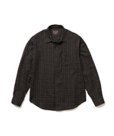 【予約商品】DOUBLE GAUZE MADRAS CHECK / REGULAR COLLAR SHIRT / M261114