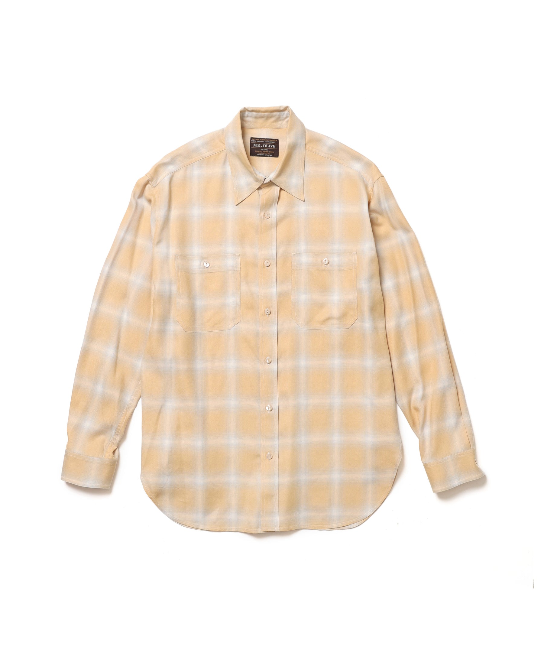 【予約商品】RAYON OMBRE CHECK / WORK SHIRT / M261115