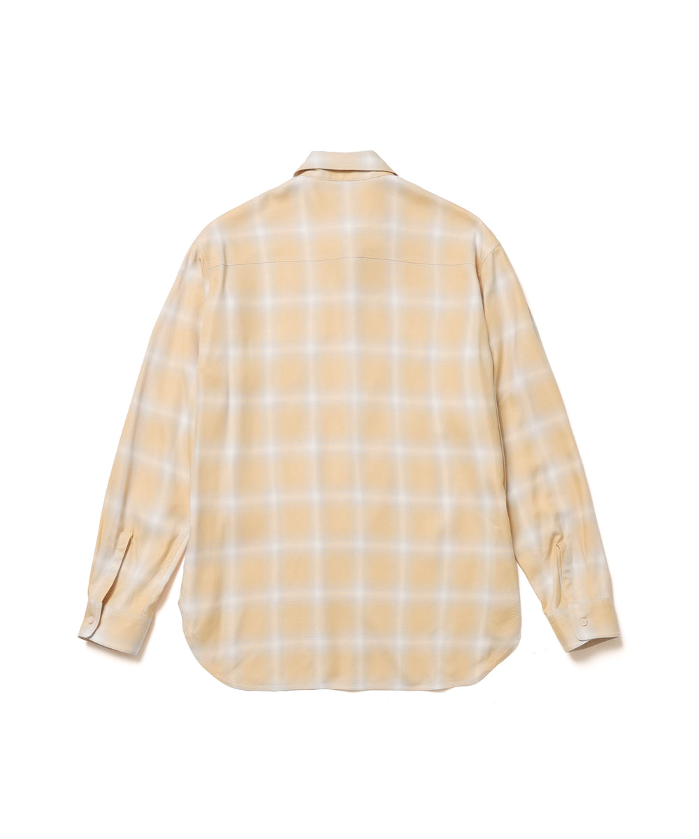 【予約商品】RAYON OMBRE CHECK / WORK SHIRT / M261115