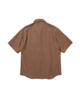 【予約商品】T/R POWDER CLOTH / SHORT/S REGULAR COLLAR SHIRT / M261118