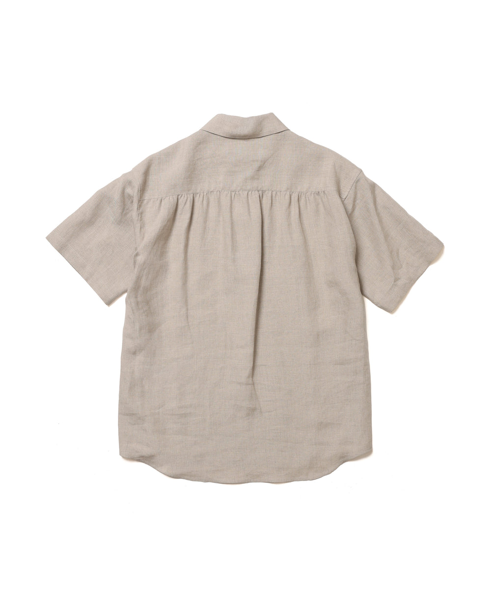 【予約商品】SOFT FINISH LINEN / SHORT/S PULLOVER SHIRT / M261128