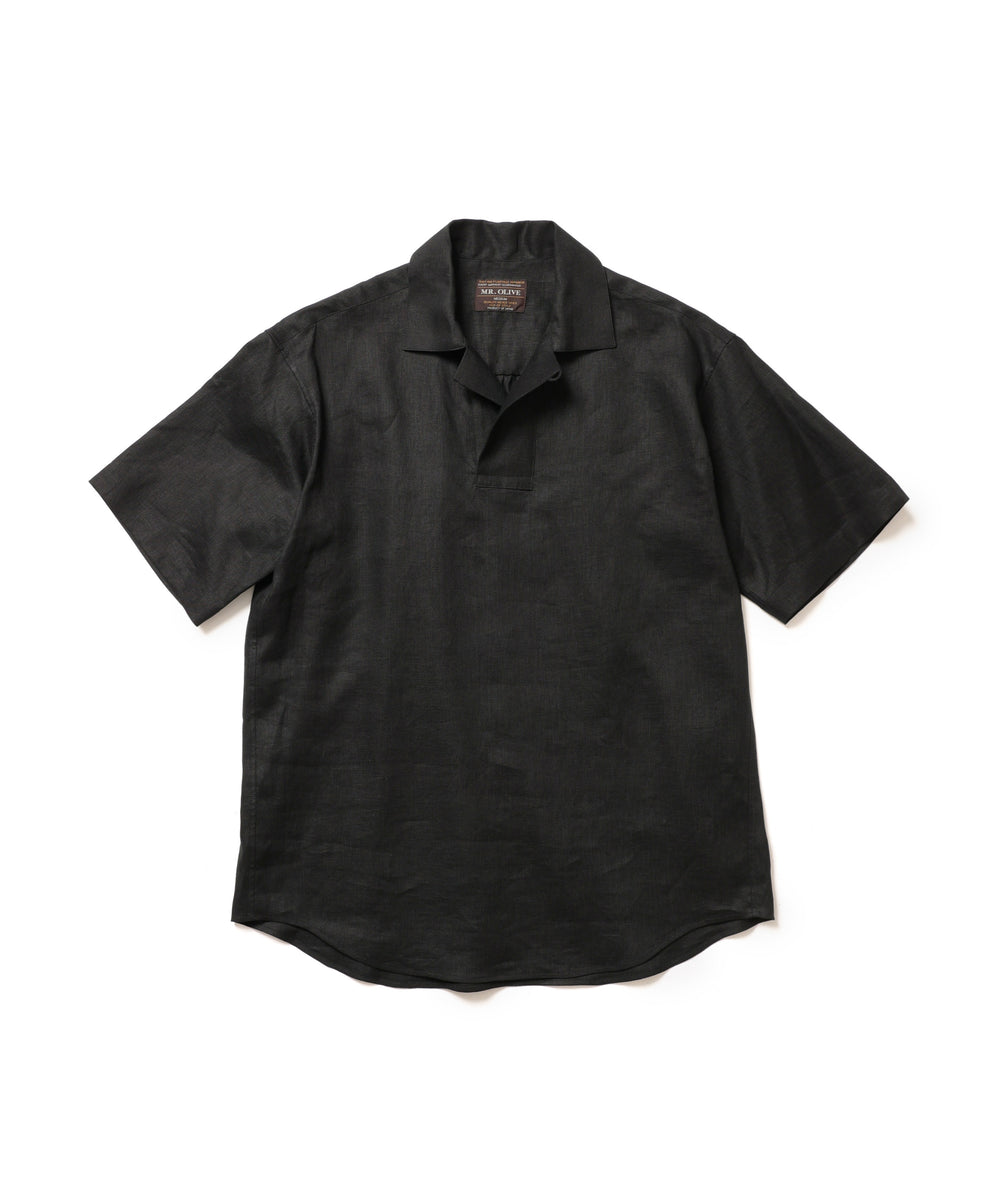 【予約商品】SOFT FINISH LINEN / SHORT/S PULLOVER SHIRT / M261128