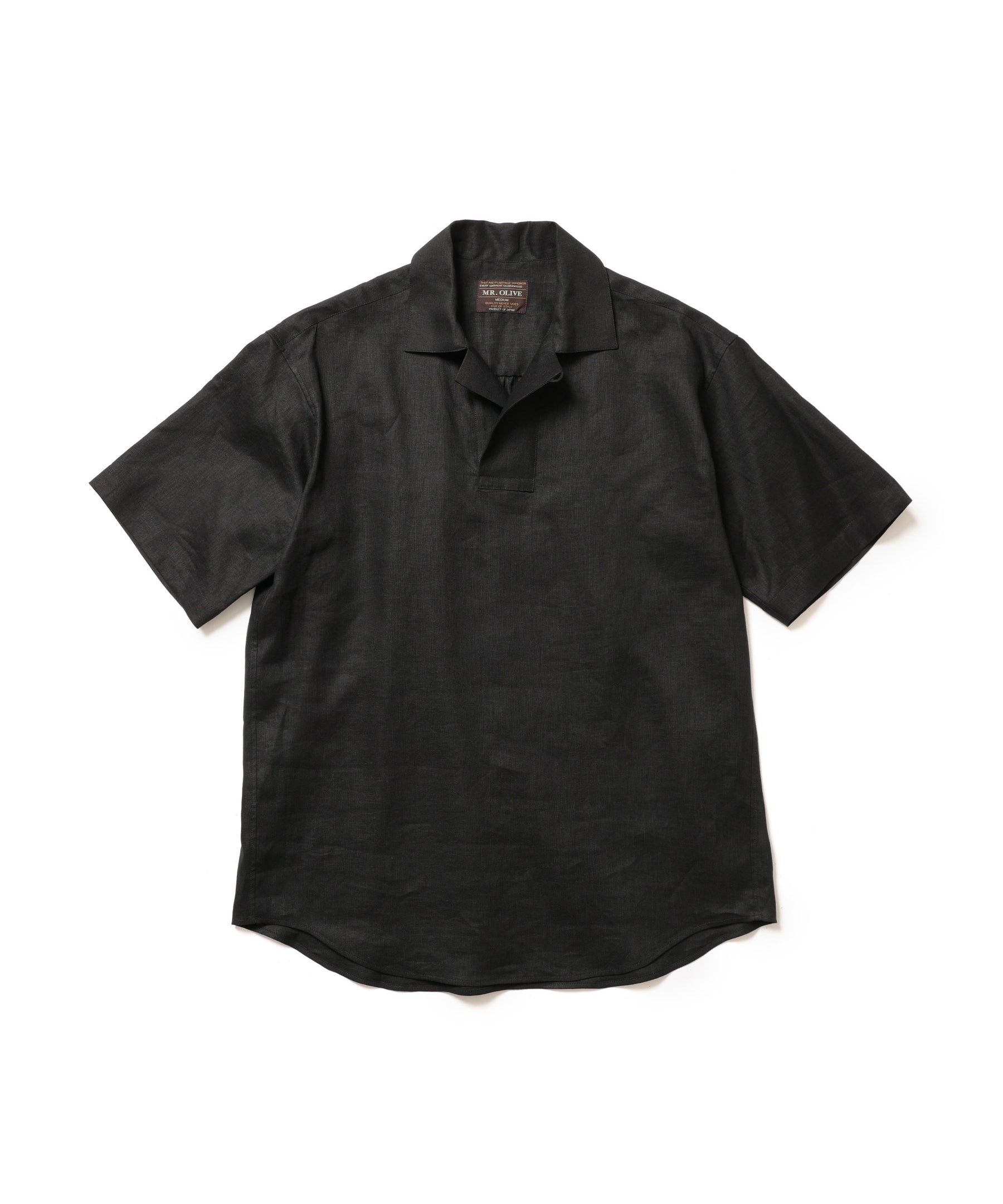 【予約商品】SOFT FINISH LINEN / SHORT/S PULLOVER SHIRT / M261128