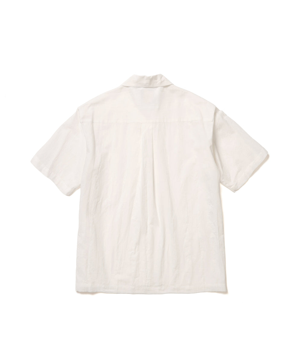 【予約商品】C/L PANAMA STRIPES / SHORT/S OPEN COLLAR SHIRT / M261131