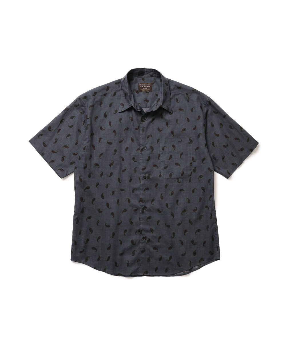【予約商品】VINTAGE PAISLEY / SHORT/S REGULAR COLLAR SHIRT / M261129