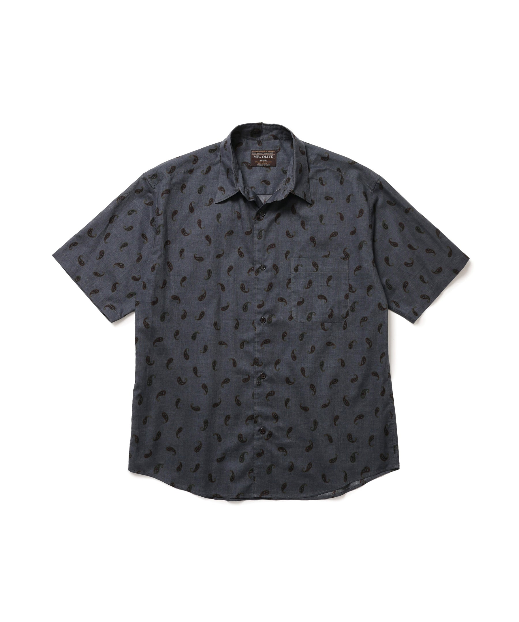 【予約商品】VINTAGE PAISLEY / SHORT/S REGULAR COLLAR SHIRT / M261129