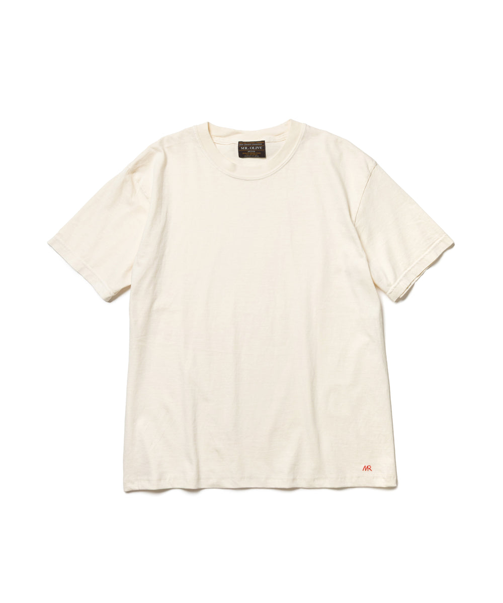 LOOP-WHEELED PLAIN KNIT / USED ONE POINT T-SHIRT