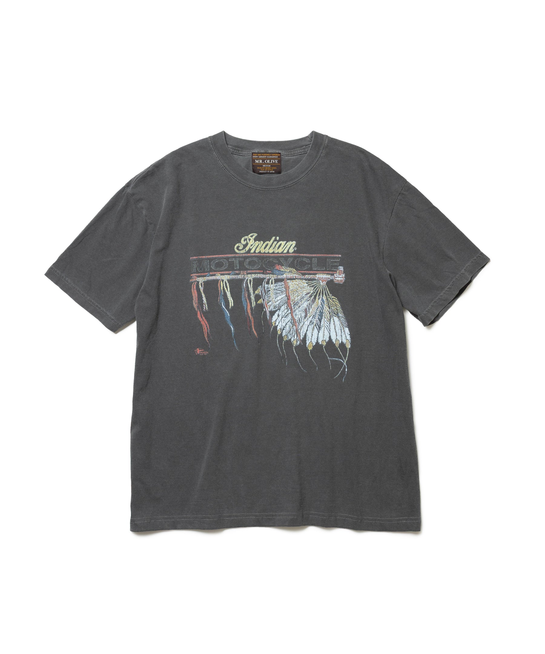 INDIAN MOTOCYCLE COLLABORATION / USED PRINT T-SHIRT TYPE-A