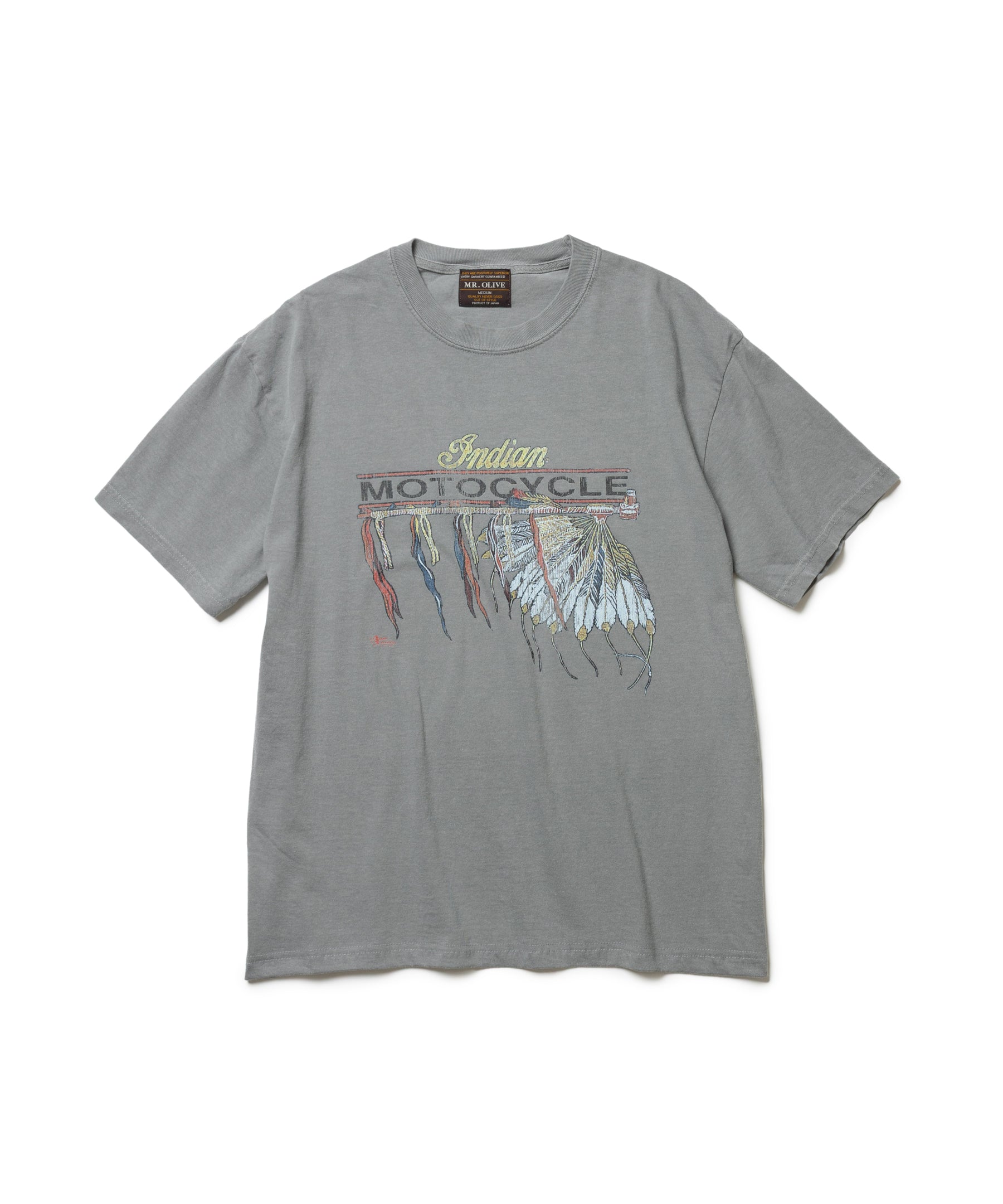 INDIAN MOTOCYCLE COLLABORATION / USED PRINT T-SHIRT TYPE-A