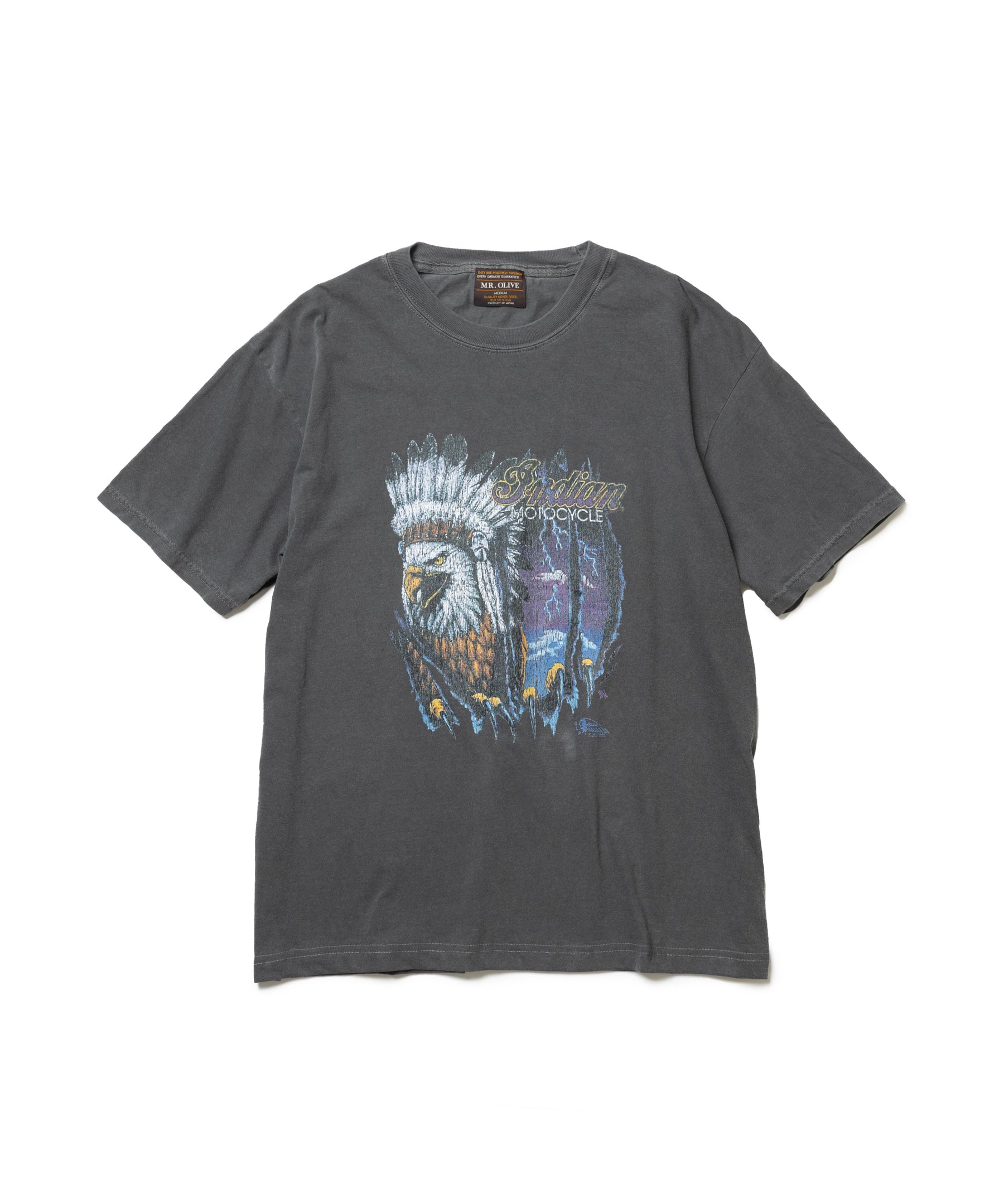 INDIAN MOTOCYCLE COLLABORATION / USED PRINT T-SHIRT TYPE-B