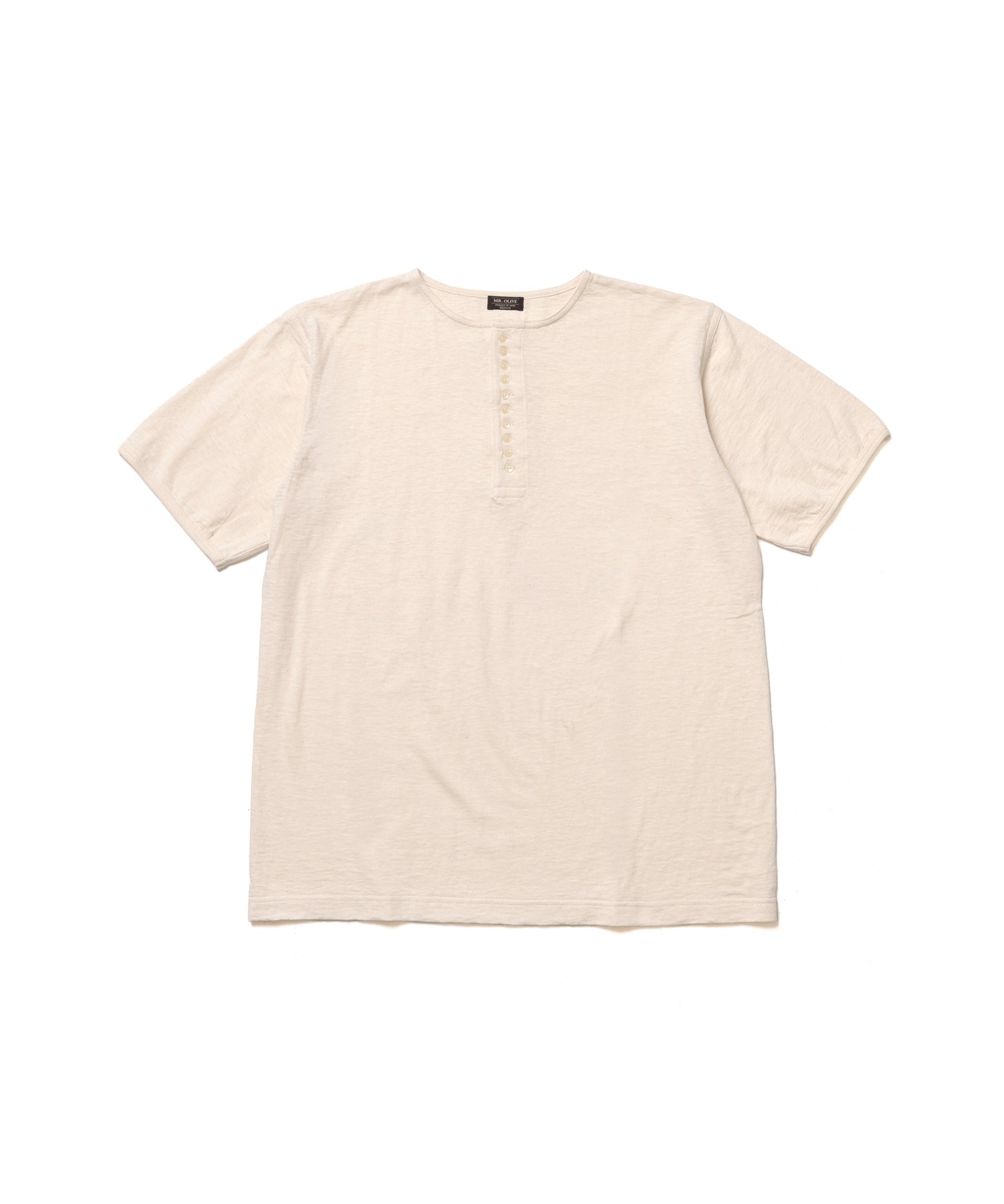 【予約商品】VINTAGE CALIFORNIA COTTON / 10-BUTTON HENLEY NECK SHIRT / M261138