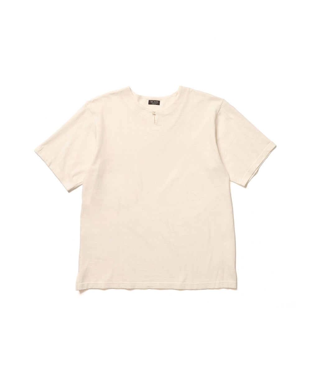 【予約商品】88/12 VINTAGE MATERIAL / KEY NECK T-SHIRT / M261137