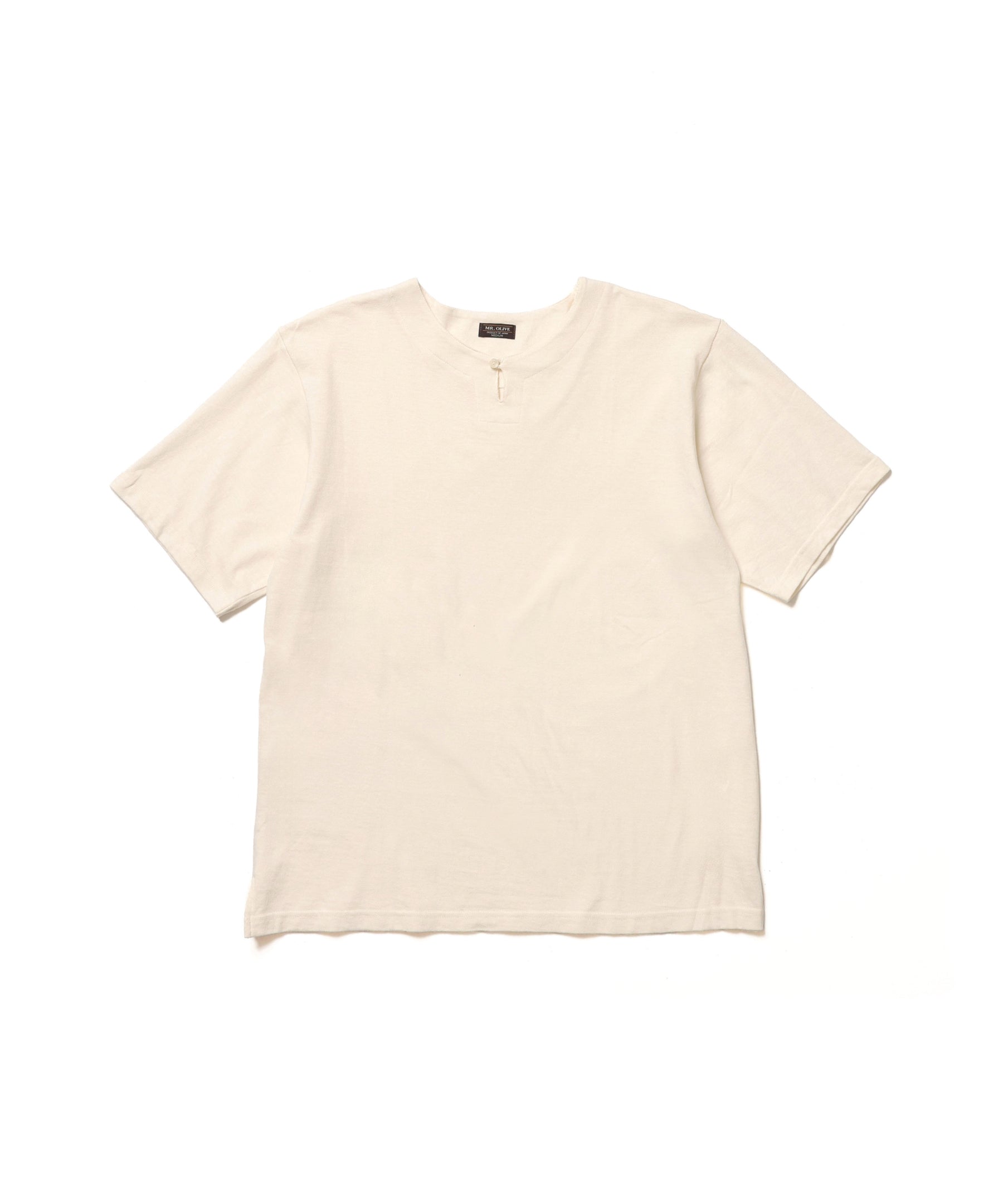 【予約商品】88/12 VINTAGE MATERIAL / KEY NECK T-SHIRT / M261137
