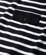 SILKET BORDER / FLAP POCKET T-SHIRT