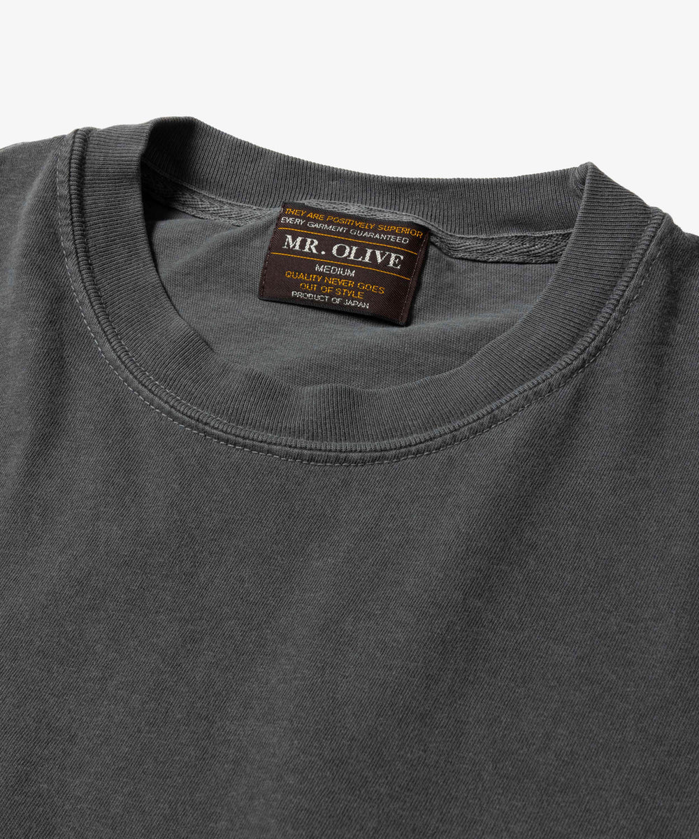 LOOP-WHEELED PLAIN KNIT / USED ONE POINT T-SHIRT