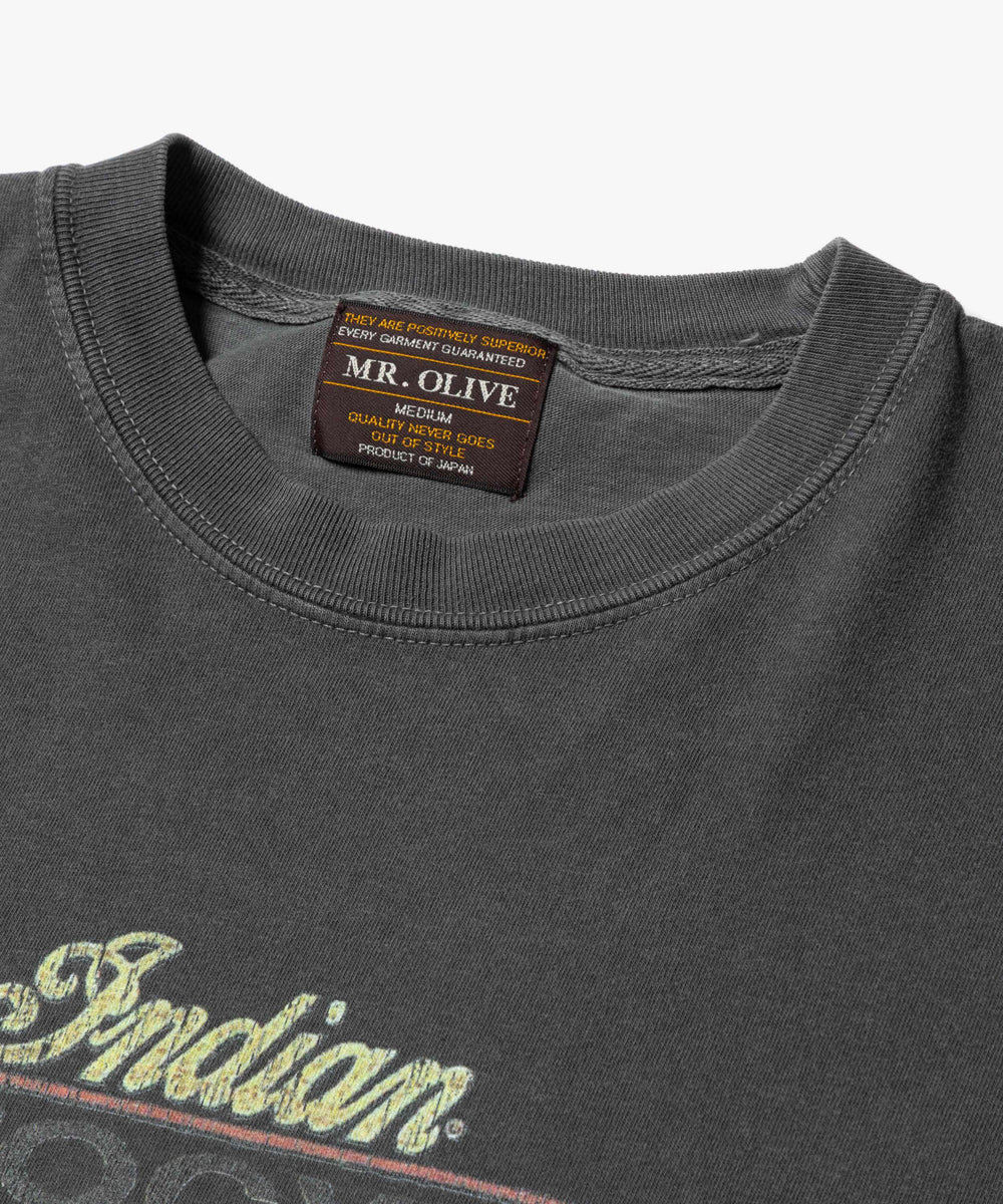 INDIAN MOTOCYCLE COLLABORATION / USED PRINT T-SHIRT TYPE-A