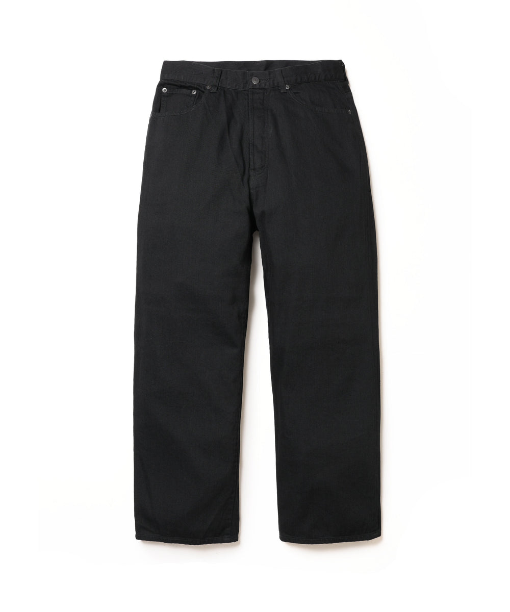 【予約商品】RINSE WASH 8oz DENIM / WASHED WIDE STRIGHT PANTS / M261104