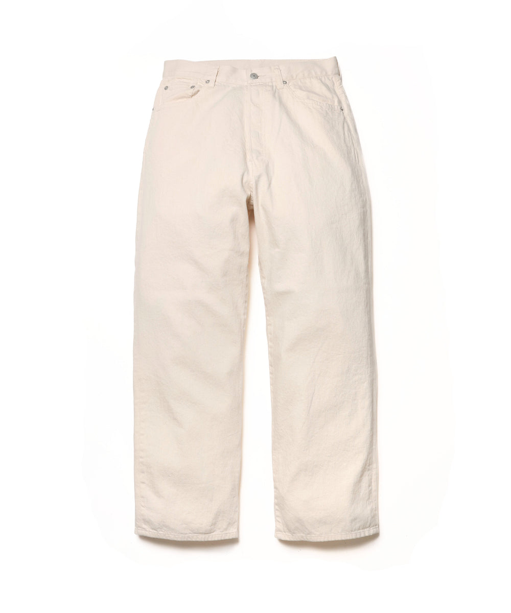 【予約商品】RINSE WASH 8oz DENIM / WASHED WIDE STRIGHT PANTS / M261104