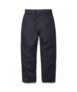 【予約商品】RINSE WASH 8oz DENIM / BELTED RELAX TAPERED PANTS / M261103
