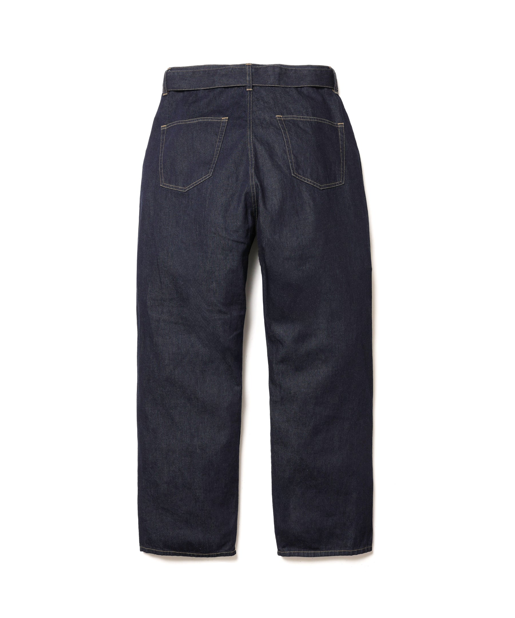 【予約商品】RINSE WASH 8oz DENIM / BELTED RELAX TAPERED PANTS / M261103
