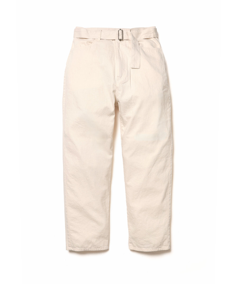 【予約商品】RINSE WASH 8oz DENIM / BELTED RELAX TAPERED PANTS / M261103