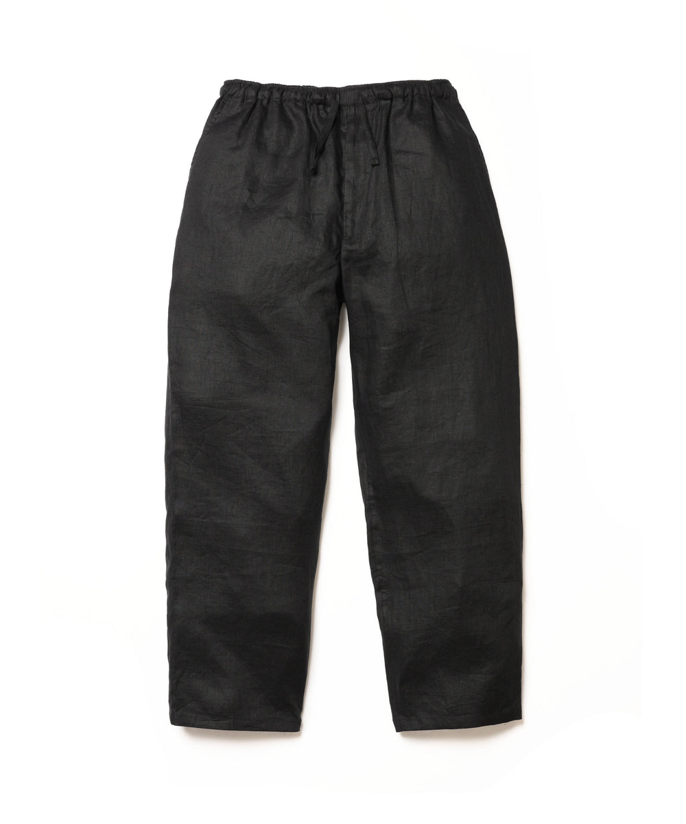 【予約商品】SOFT FINISH LINEN / DRAWSTRING TAPERED PANTS / M261110