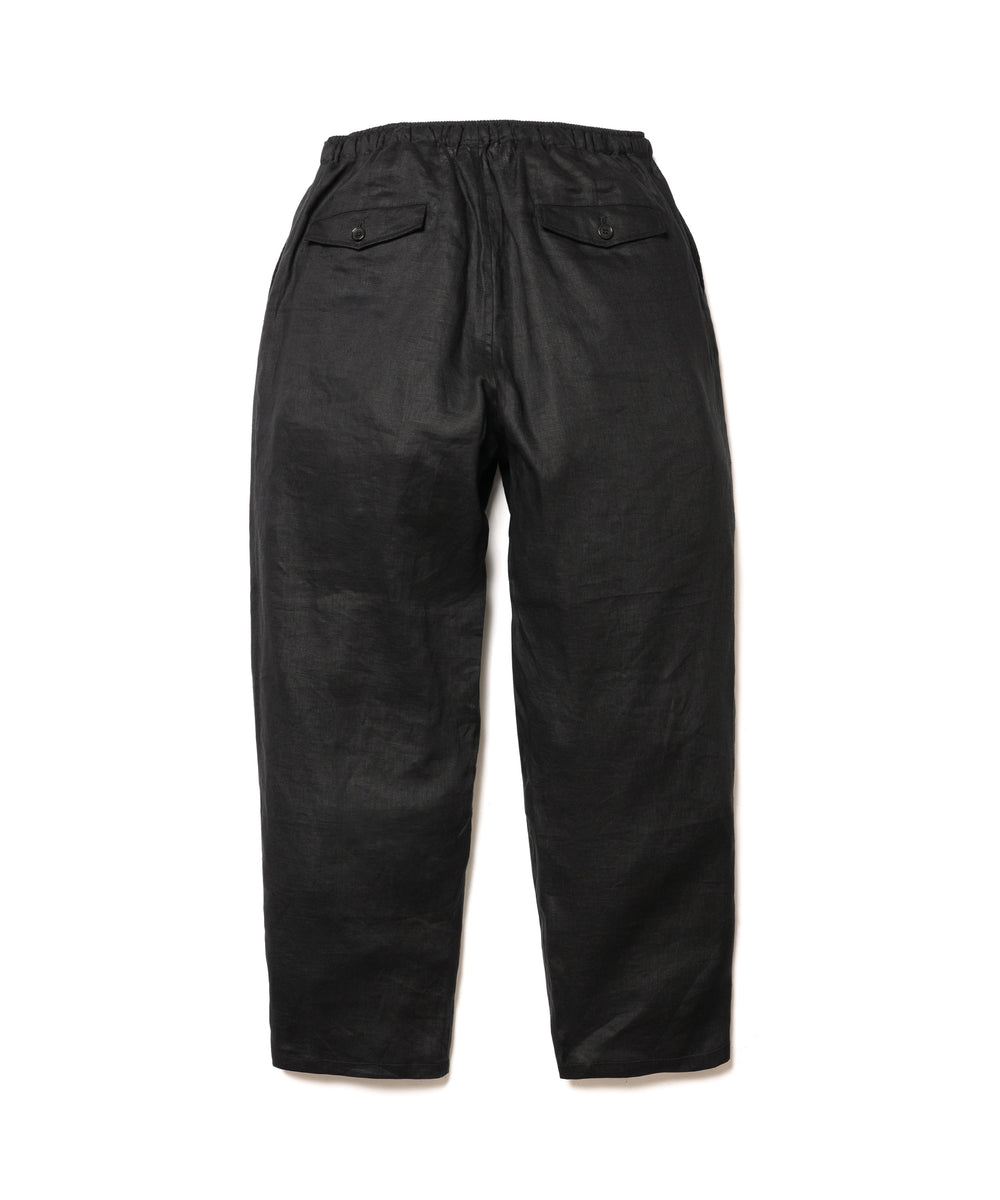 【予約商品】SOFT FINISH LINEN / DRAWSTRING TAPERED PANTS / M261110