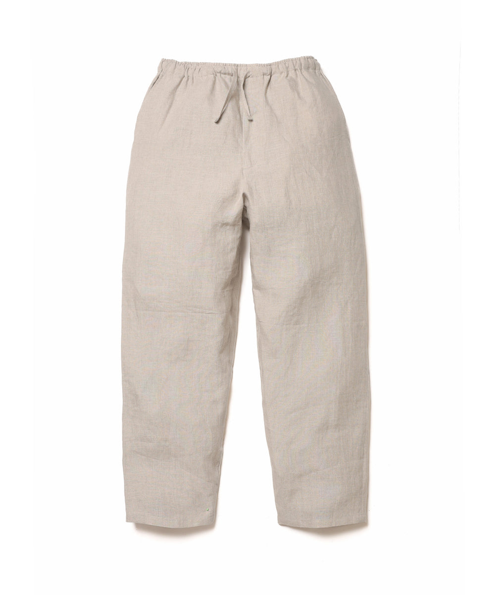 【予約商品】SOFT FINISH LINEN / DRAWSTRING TAPERED PANTS / M261110