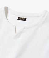 COOL TOUCH COTTON / KEY NECK T-SHIRT