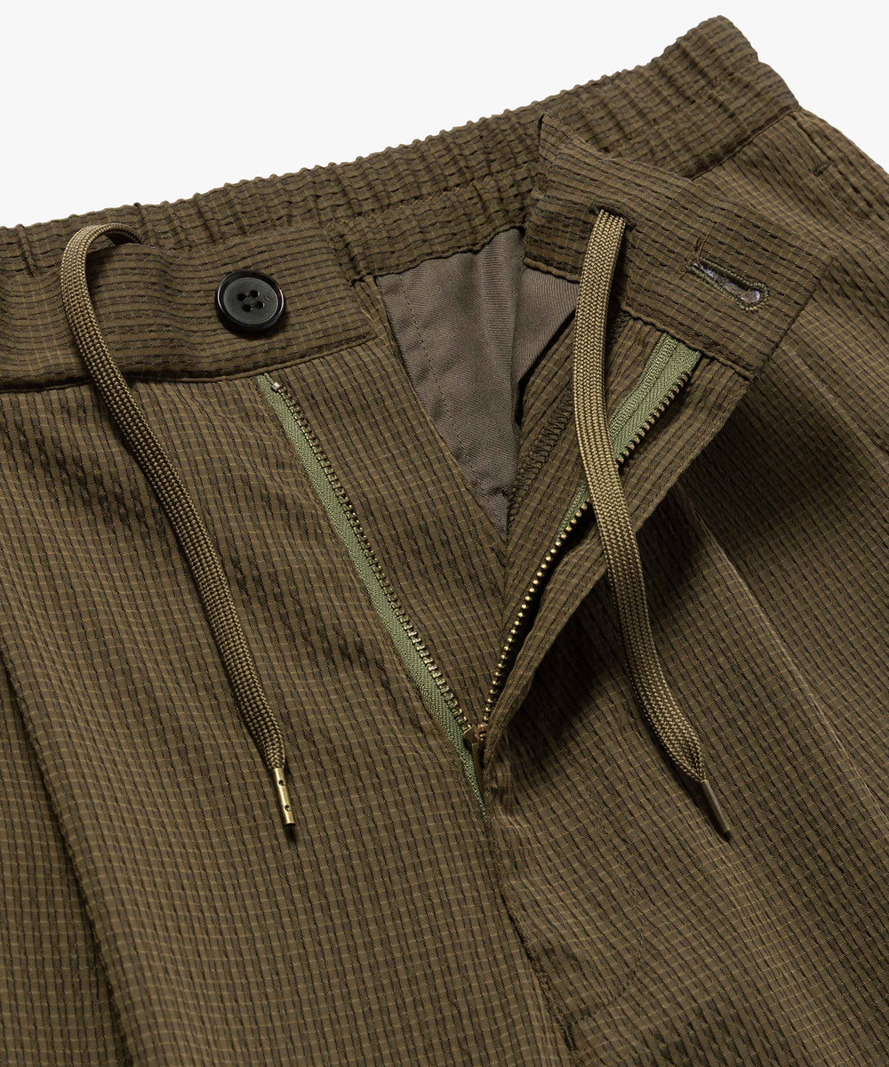 DOT AIR SUCKER / 2TACK TAPERED EASY PANTS / M262108