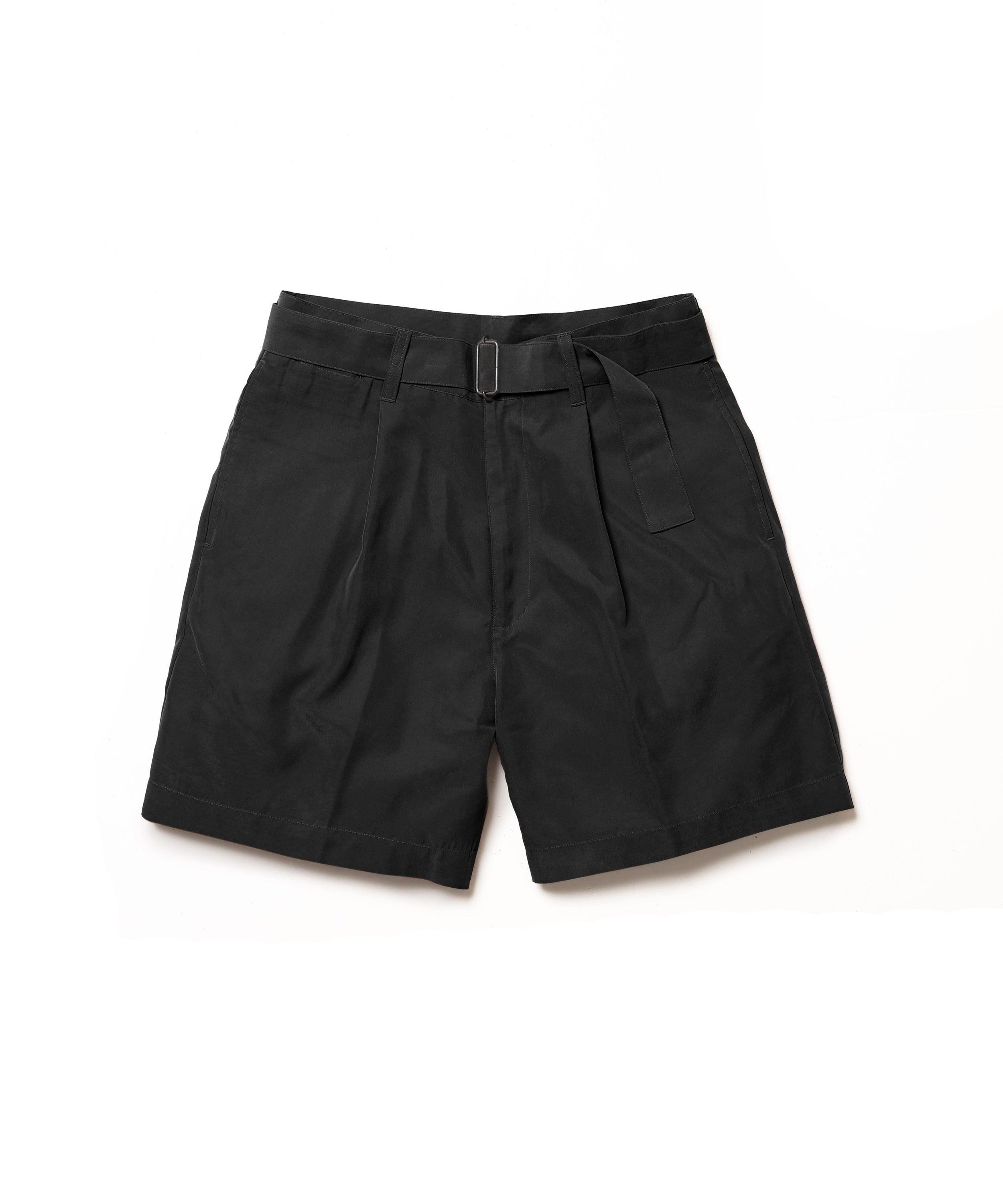 T/R POWDER CLOTH / BELTED SHORTS / M261133 – MR.OLIVE ONLINE STORE