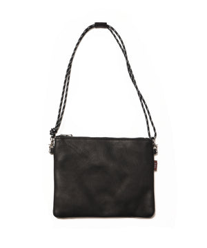 IMPERMA-LEATHER / ZIPPER SMALL SACOCHE  TRAIL / ME680N