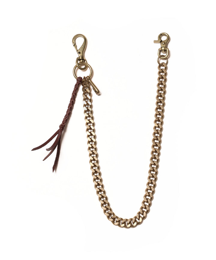 【 先行予約 】WALLET BRASS CURB CHAIN / ME369