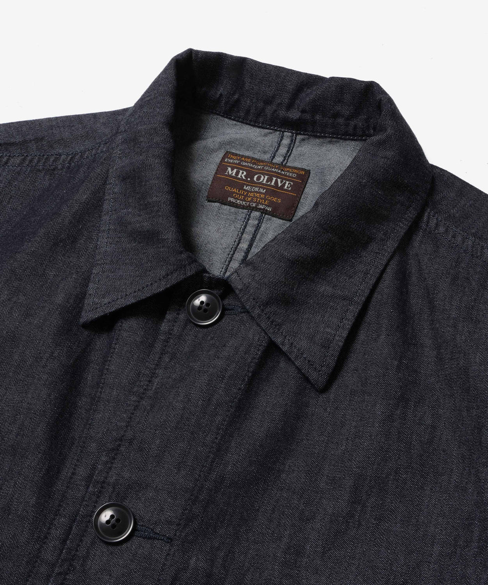 【予約商品】RINSE WASH 6oz SUPER LIGHT DENIM / UTILLITY COAT / M261105