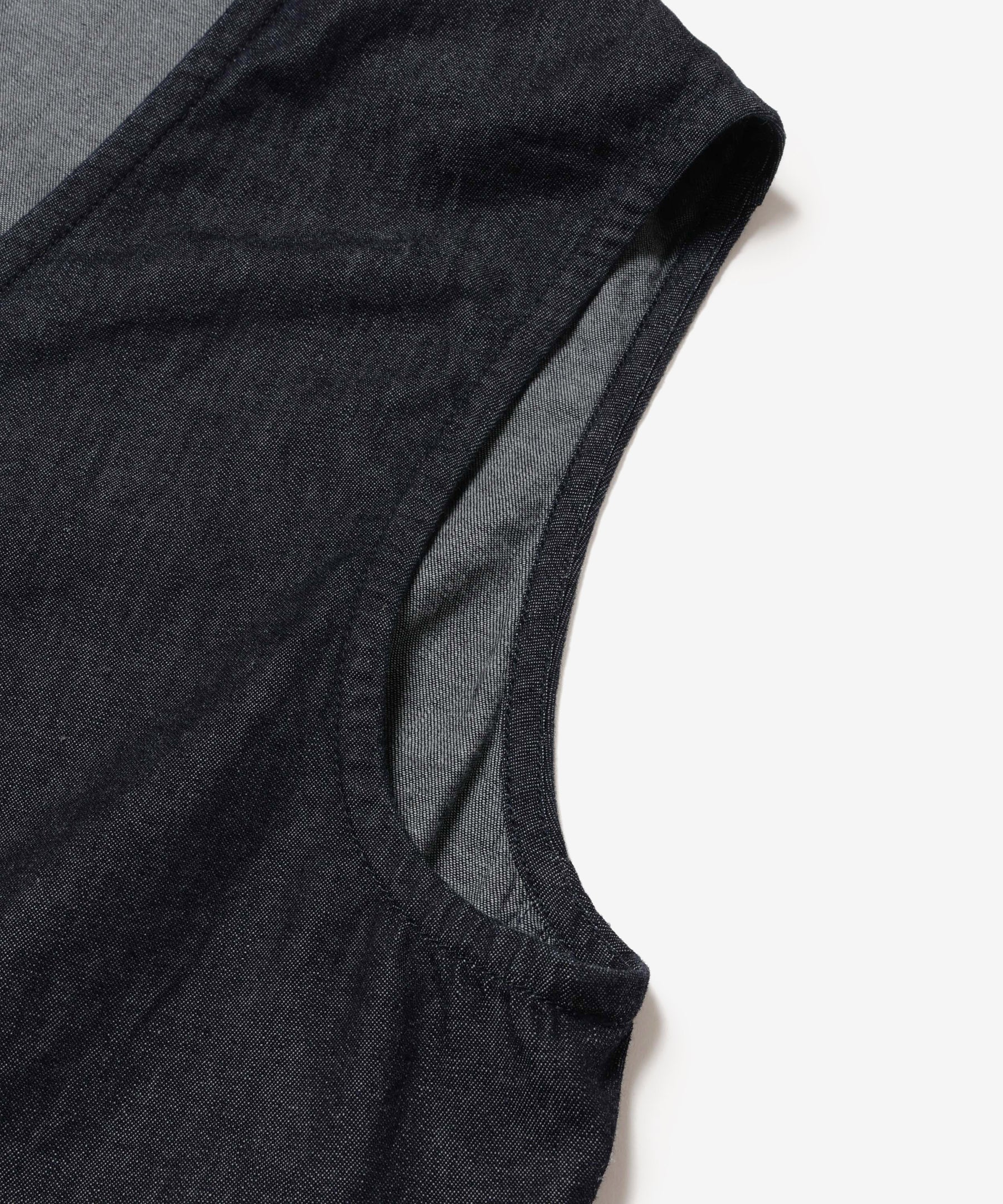 【予約商品】RINSE WASH 6oz SUPER LIGHT DENIM / ONE BUTTON VEST / M261111