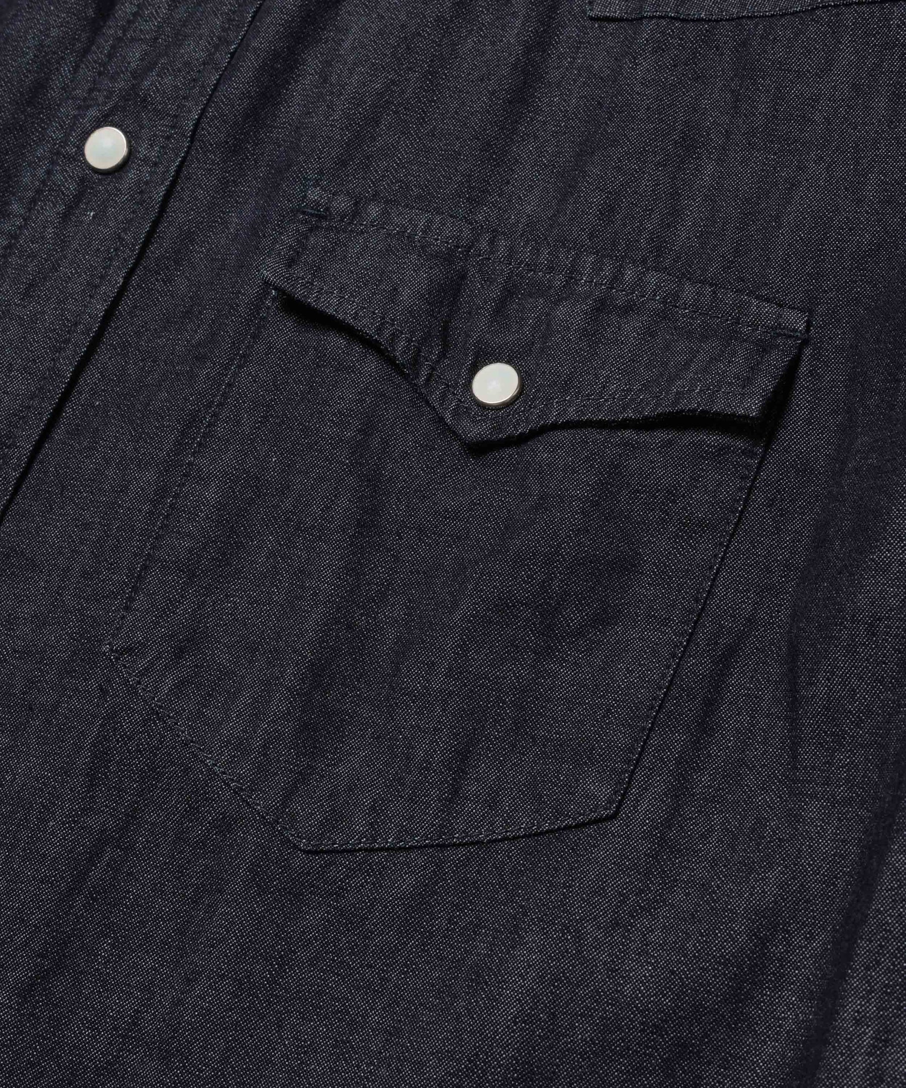 【予約商品】RINSE WASH 6oz SUPER LIGHT DENIM / WESTERN SHIRTS / M261106