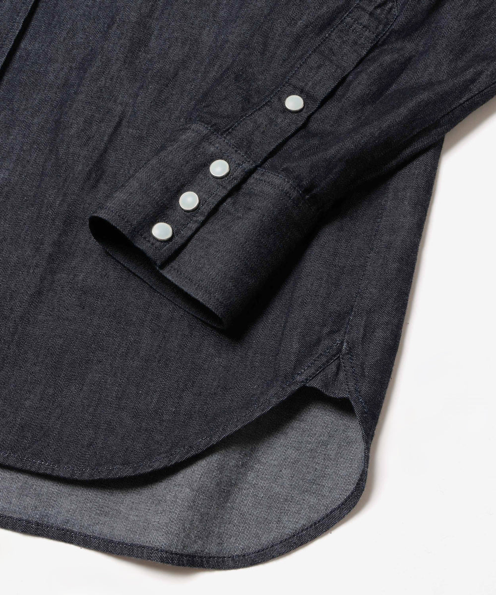 【予約商品】RINSE WASH 6oz SUPER LIGHT DENIM / WESTERN SHIRTS / M261106