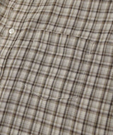 【予約商品】DOUBLE GAUZE MADRAS CHECK / REGULAR COLLAR SHIRT / M261114