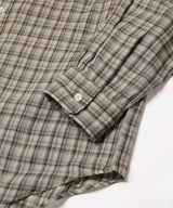 【予約商品】DOUBLE GAUZE MADRAS CHECK / REGULAR COLLAR SHIRT / M261114