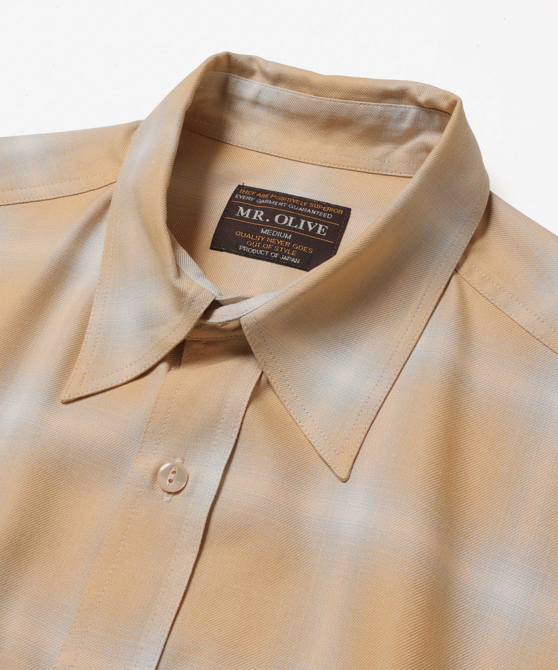【予約商品】RAYON OMBRE CHECK / WORK SHIRT / M261115