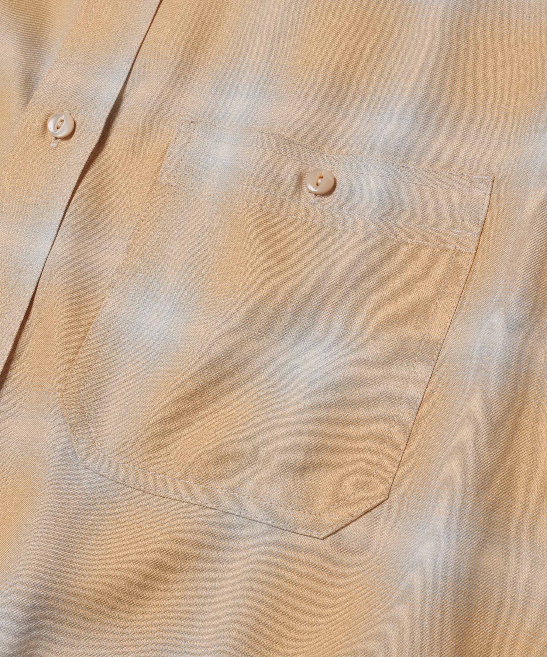 【予約商品】RAYON OMBRE CHECK / WORK SHIRT / M261115