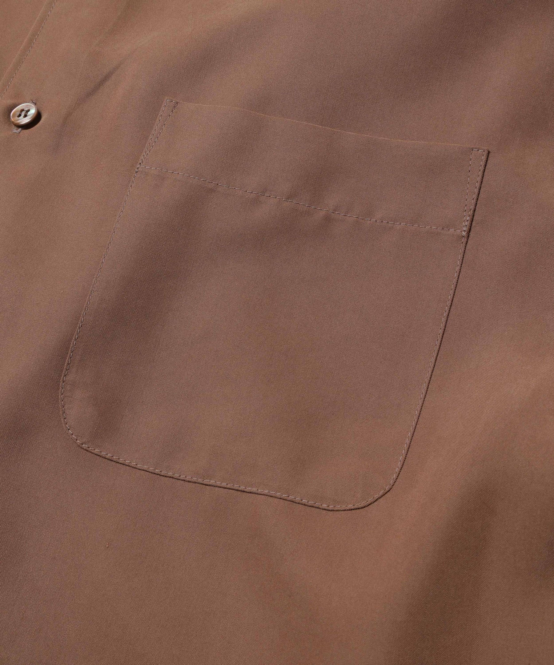 【予約商品】T/R POWDER CLOTH / SHORT/S REGULAR COLLAR SHIRT / M261118