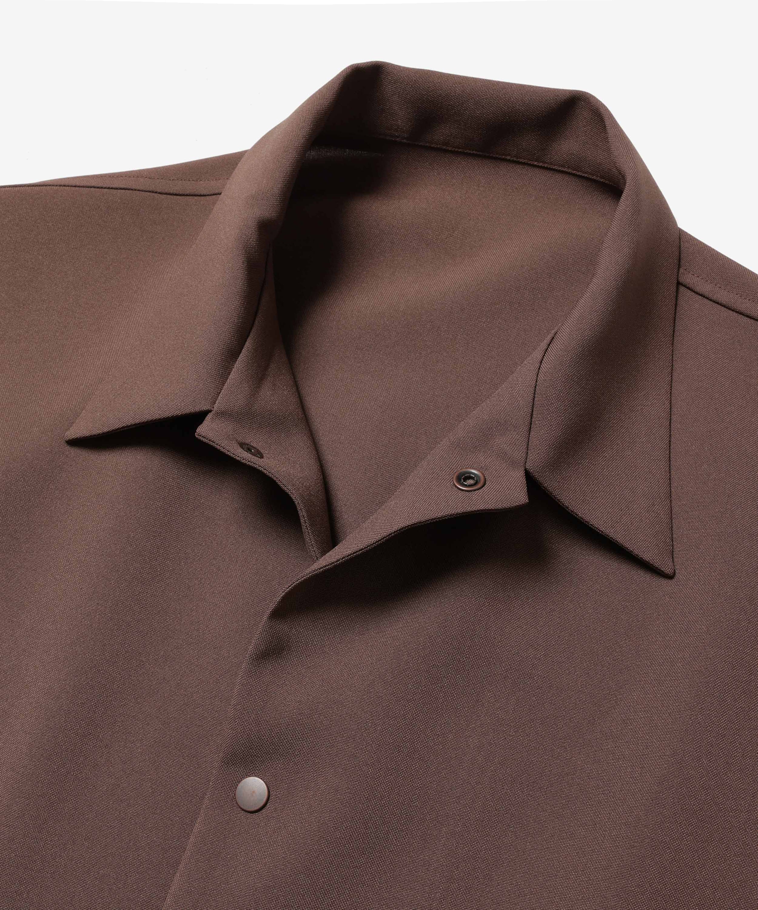 TROPICAL POPLIN / SHORT SLEEVE COACH SHIRT / M261120 – MR.OLIVE