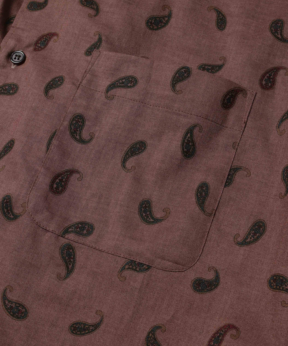 【予約商品】VINTAGE PAISLEY / SHORT/S REGULAR COLLAR SHIRT / M261129