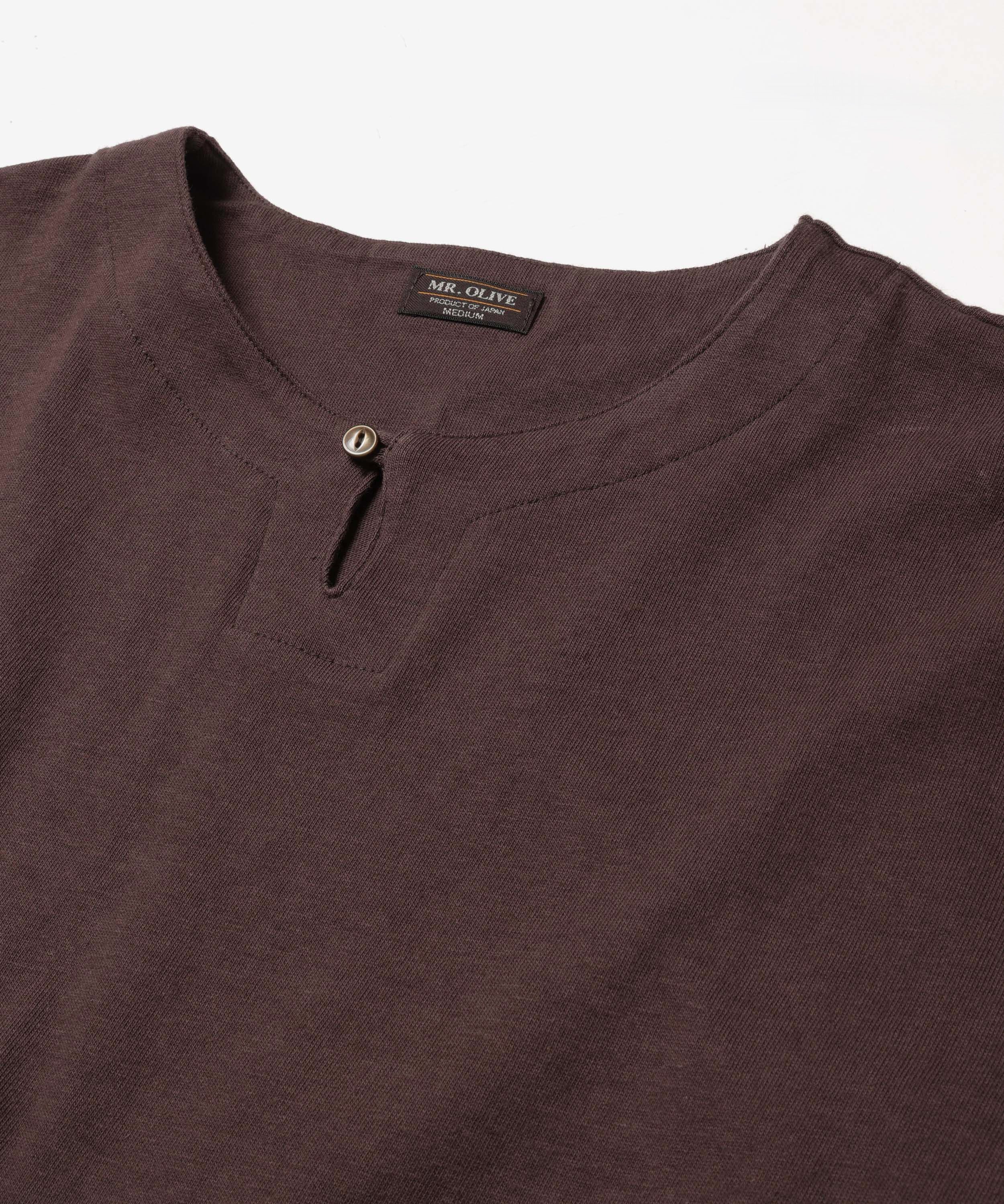 88/12 VINTAGE MATERIAL / KEY NECK T-SHIRT / M261137 – MR.OLIVE