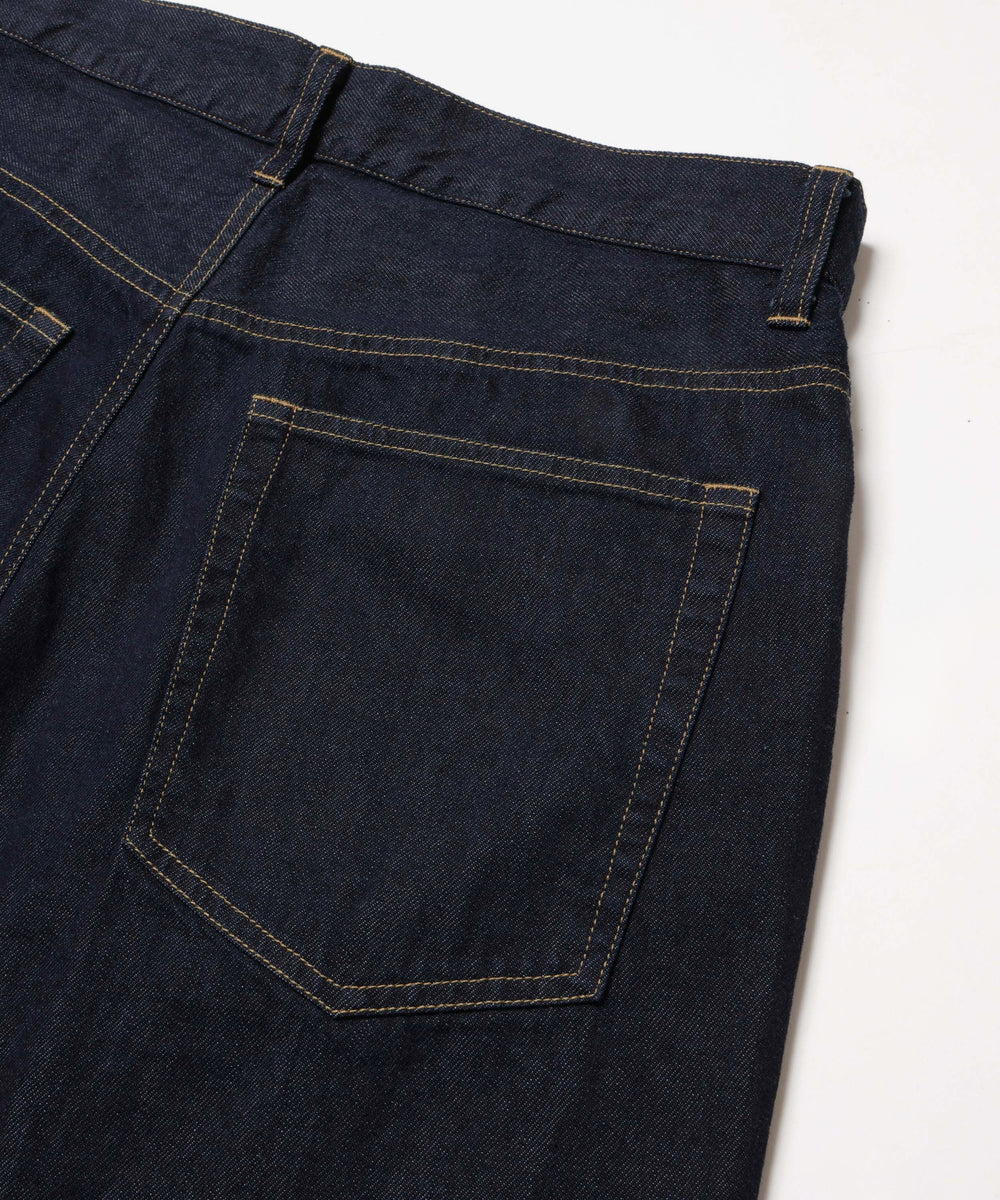 【予約商品】RINSE WASH 8oz DENIM / WASHED WIDE STRIGHT PANTS / M261104